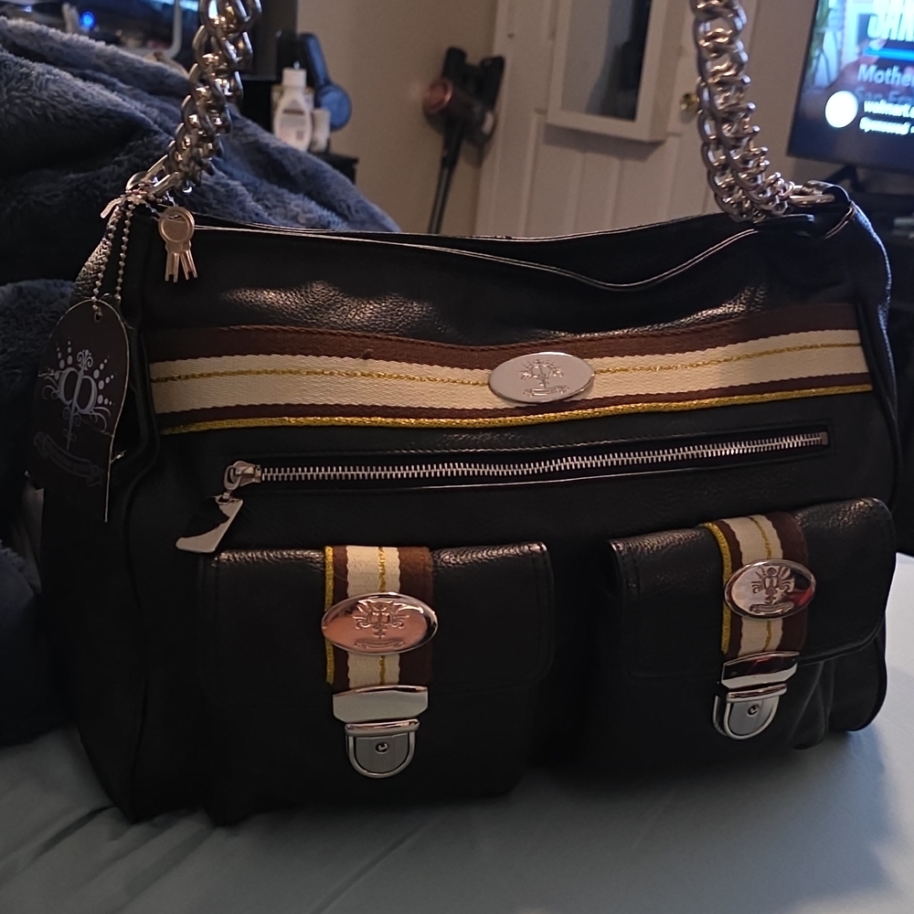 Black and Brown Designer Women's Bag